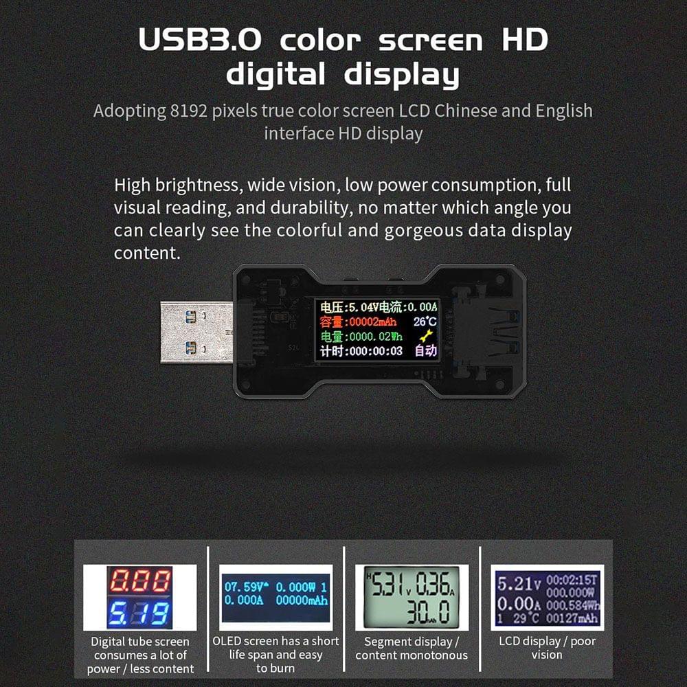 FNB18 USB Tester DC Digital Voltmeter Amp Current Voltage