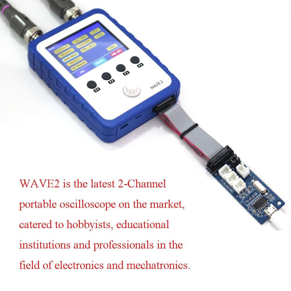 WAVE2 2.4" Handheld Pocket-size Digital Oscilloscope Touch