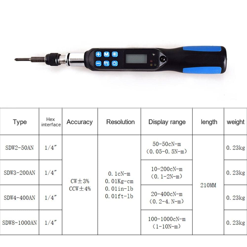 Portable Handheld Digital Display Backlight Torque - 4