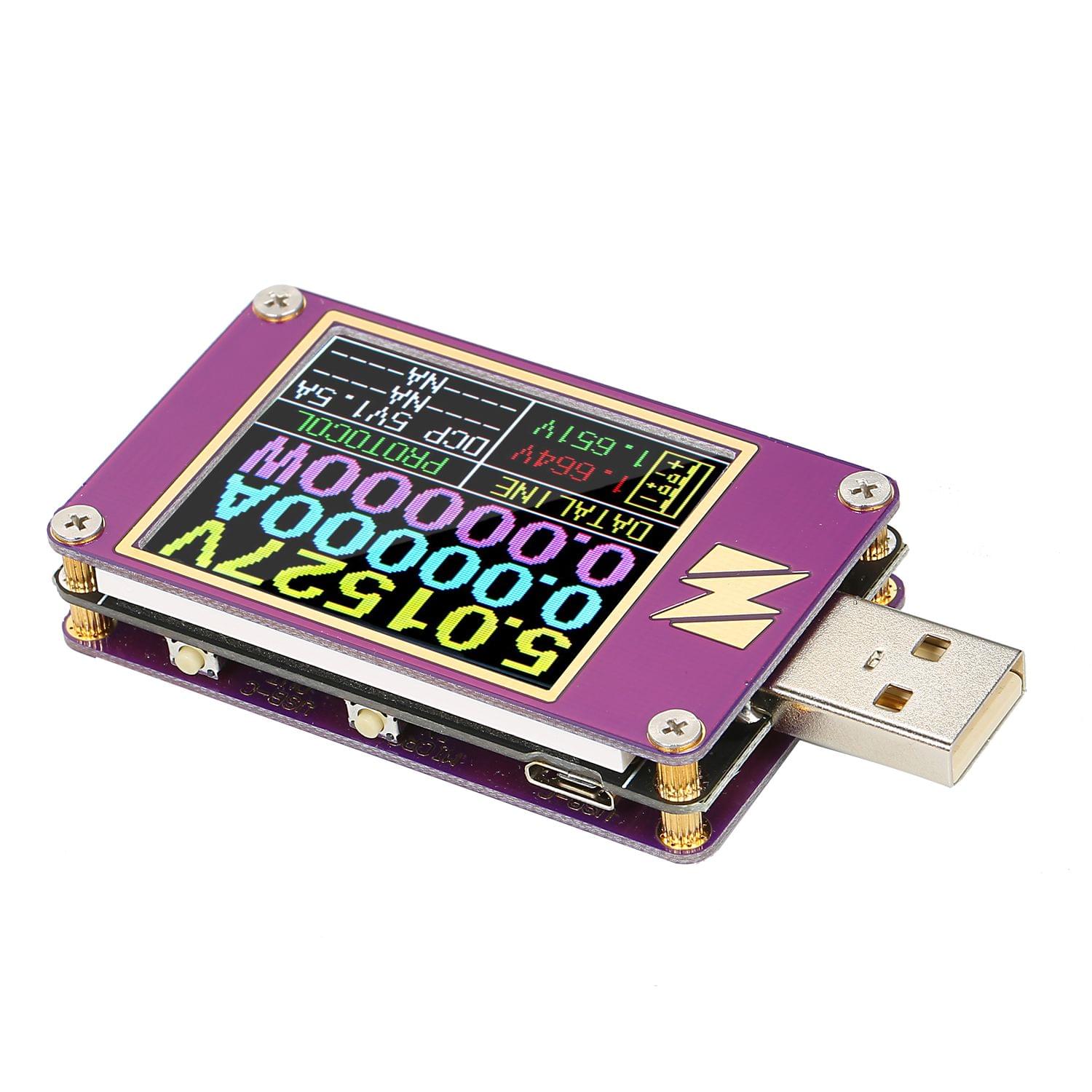 ZY1280P USB Tester Digital Display Color Screen Current