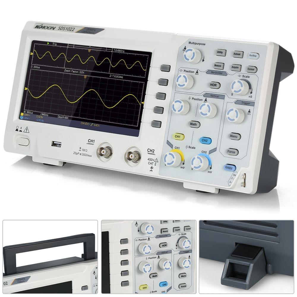 KKmoon SDS1022 Oscilloscope Oscillometer Digital Storage - EU Plug