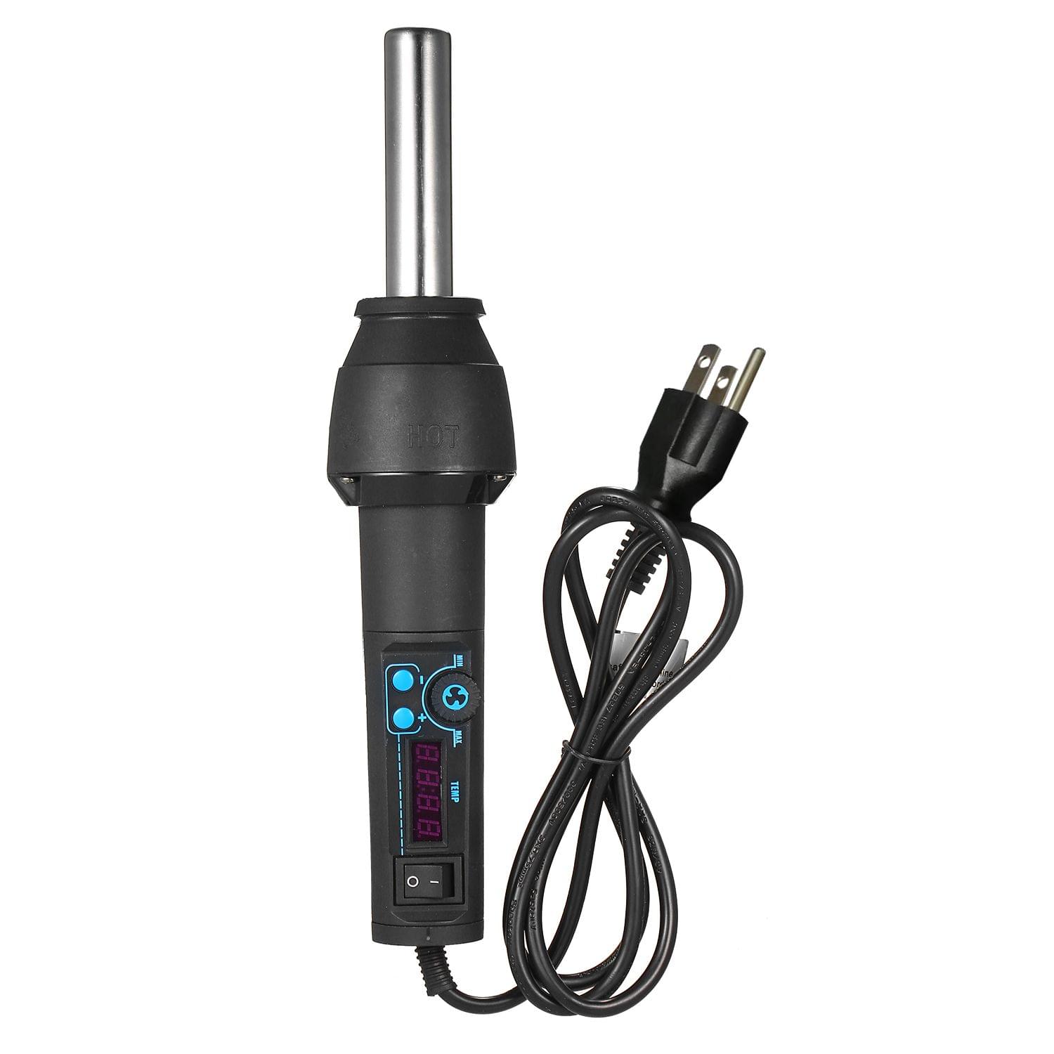 15pcs 110V/220V 15pcs Digital Display Portable Hot Air Gun - US Plug