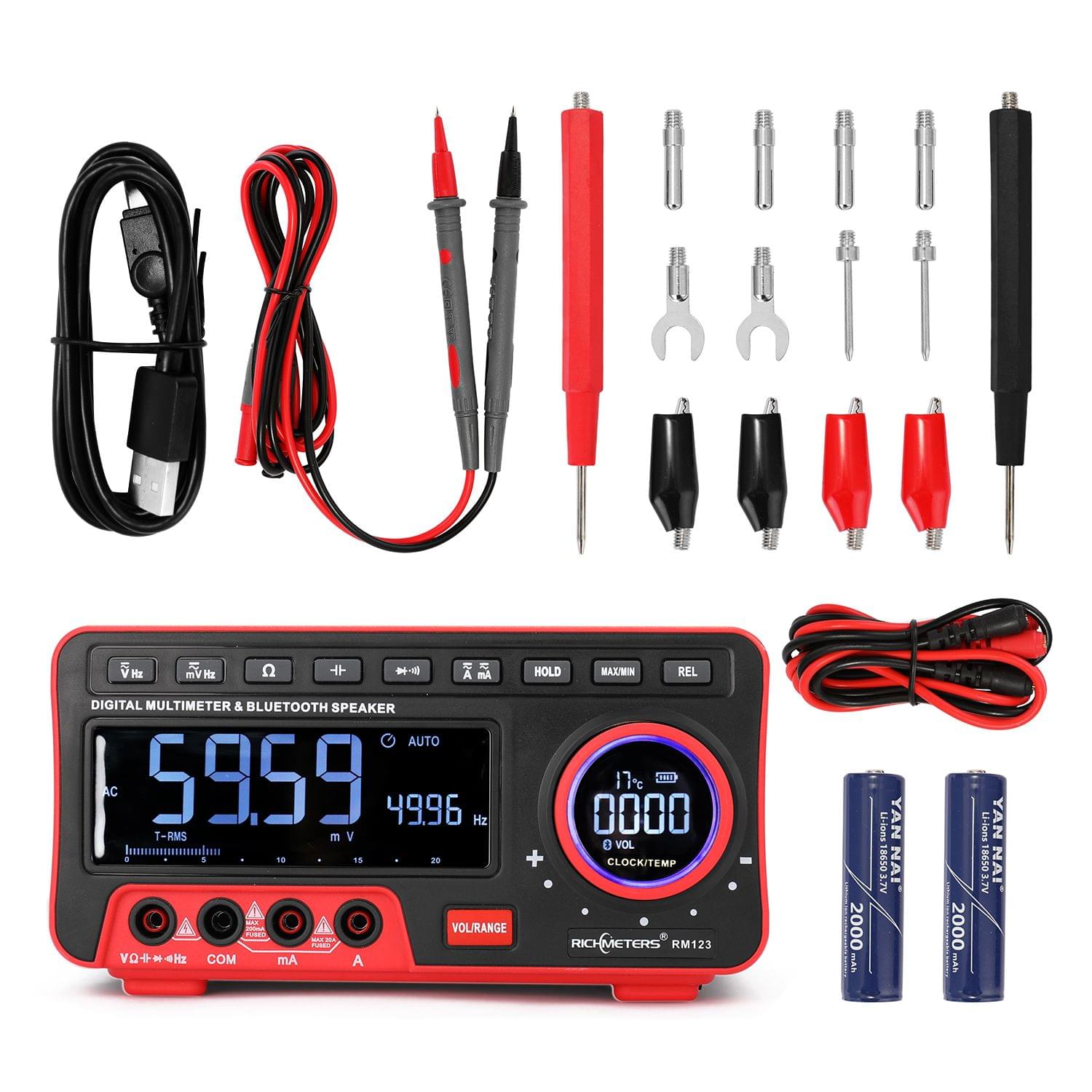 RICHMETERS AN888S Multifunctional Digital Display Multimeter - 3