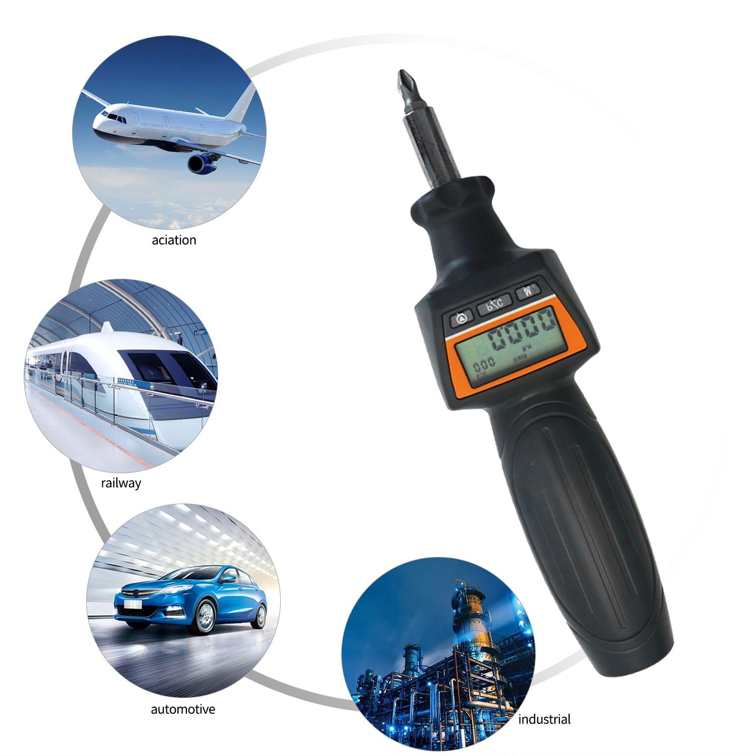 ENS-4 1/4" Mini Digital Torque Screwdriver with Buzzer and - ENS-4
