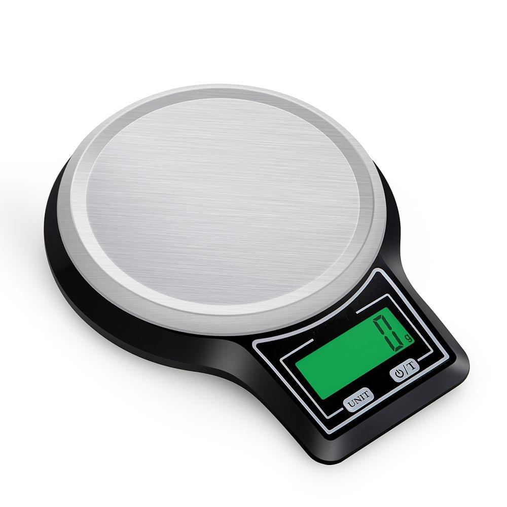 Electronic Digital Kitchen Scale Stainless Steel Weighing - 10kg 1g