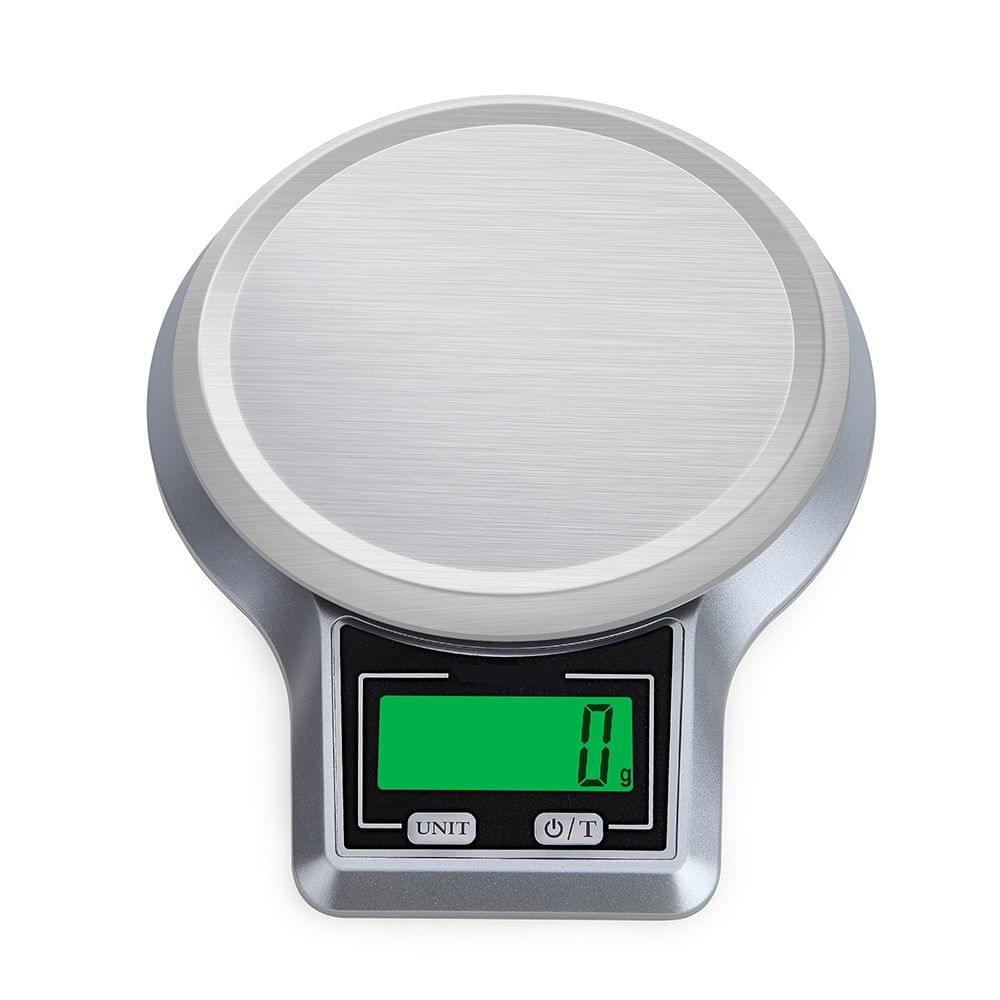 Electronic Digital Kitchen Scale Stainless Steel Weighing - 5kg 0.1g