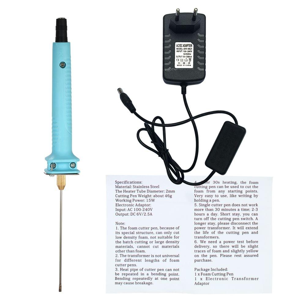 15W 220?C DIY Handheld Electronic Hot Foam Cutter - EU Plug