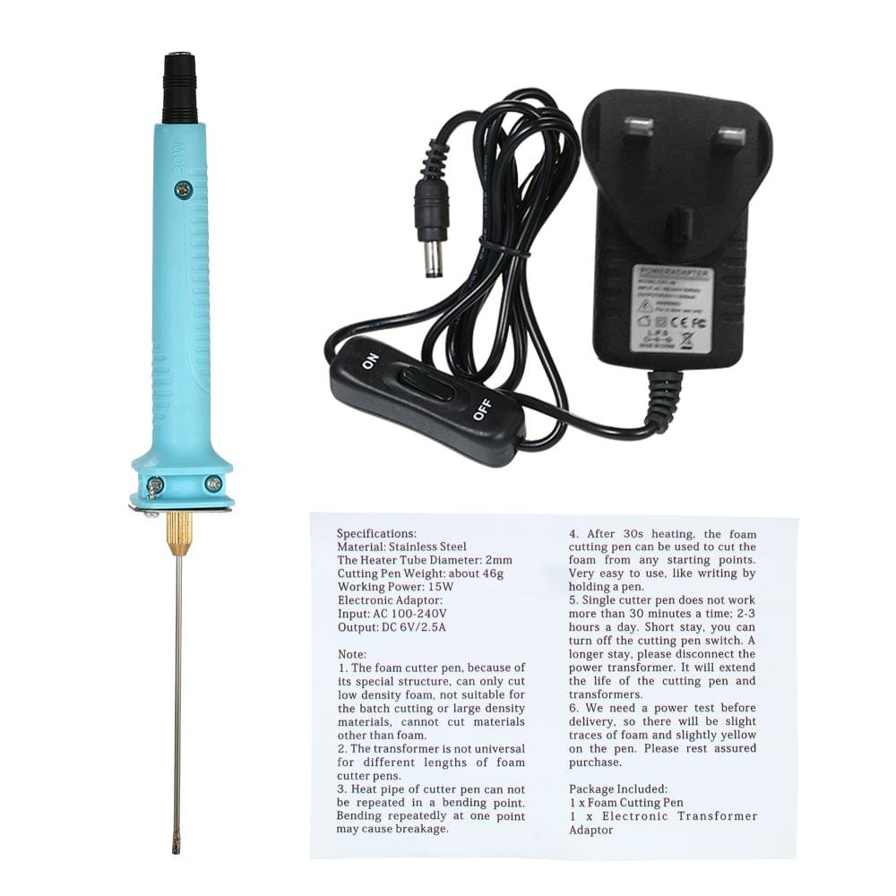 15W 220?C DIY Handheld Electronic Hot Foam Cutter - UK Plug