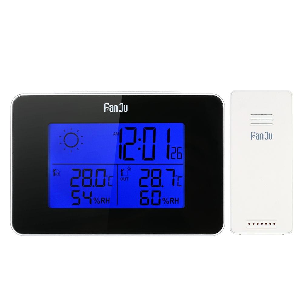 FanJu Battery Operated Wireless Digital Backlight LCD