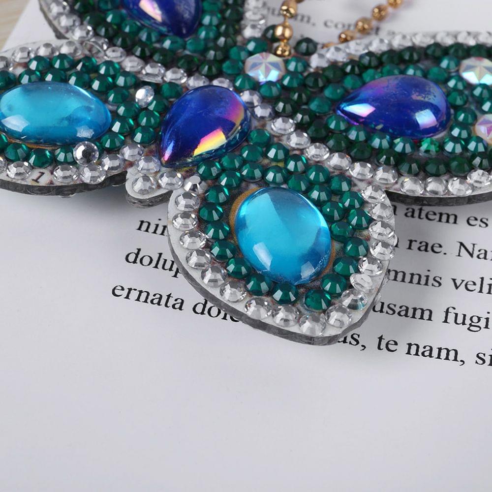 Diamond Painting Keychain Pendant Special Shaped Butterfly