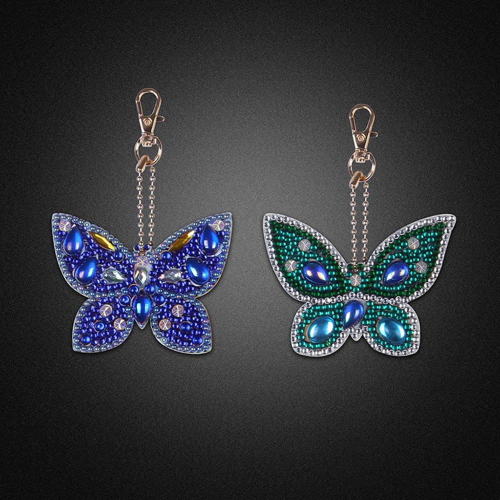 Diamond Painting Keychain Pendant Special Shaped Butterfly