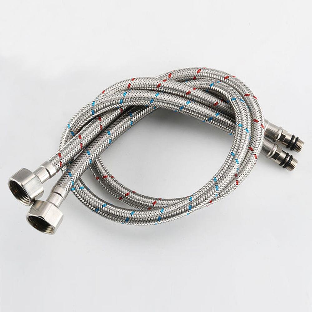 9/16" Sink Faucets Hoses 23 Inch Long Basin Water Tap Inlet - 9-16 In