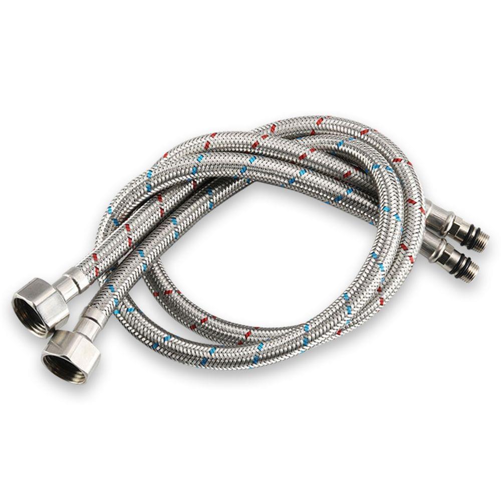9/16" Sink Faucets Hoses 23 Inch Long Basin Water Tap Inlet - 9-16 In