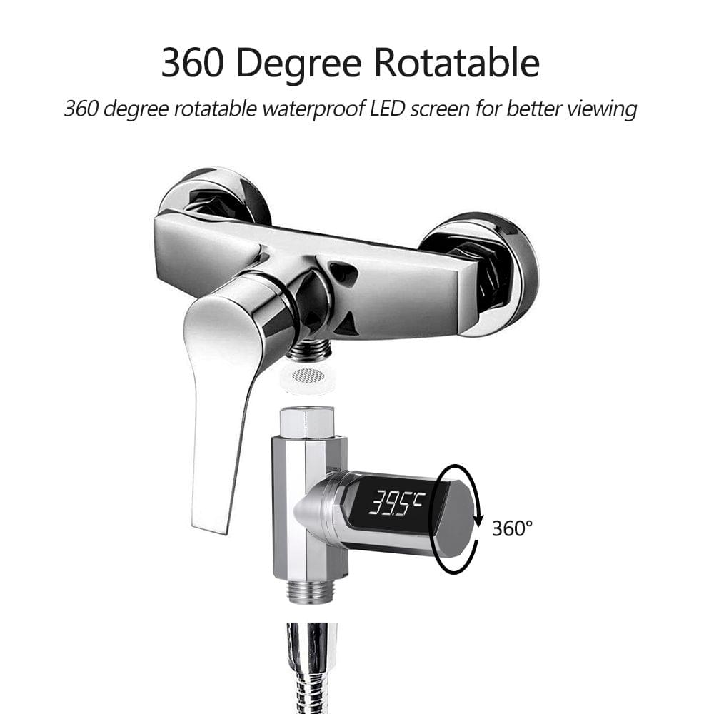 Digital Water Shower Thermometer Real Time Bath Water