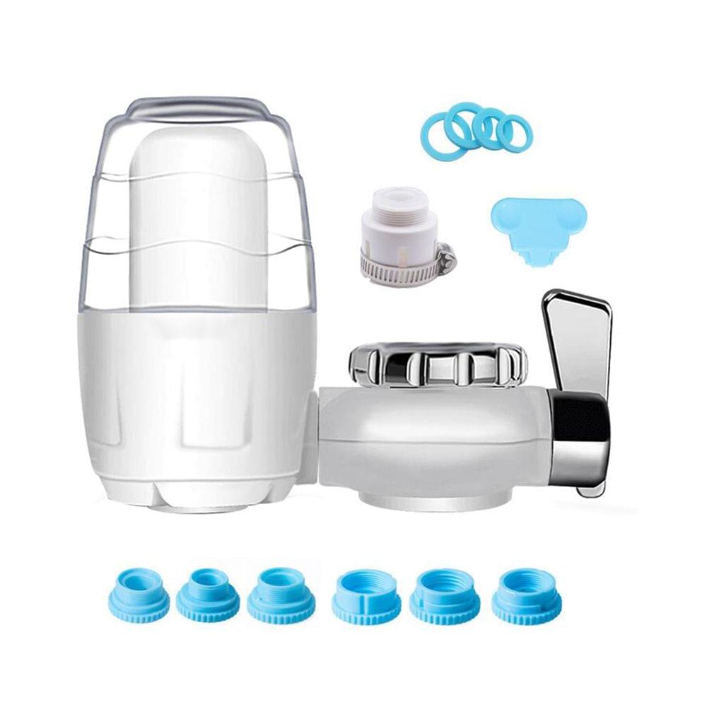White Tap Faucets Water Filter Washable Ceramic Faucets