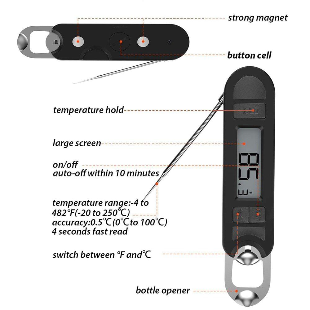 Digital Food Thermometer Meat Instant Read Thermometer
