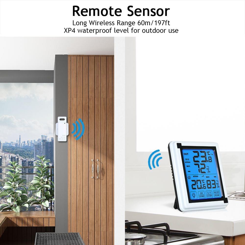 Digital Wireless Indoor Outdoor Thermometer with XP4