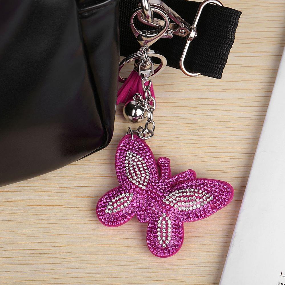 Key pendant Keychain Features a Detachable Keyring Pendant - B