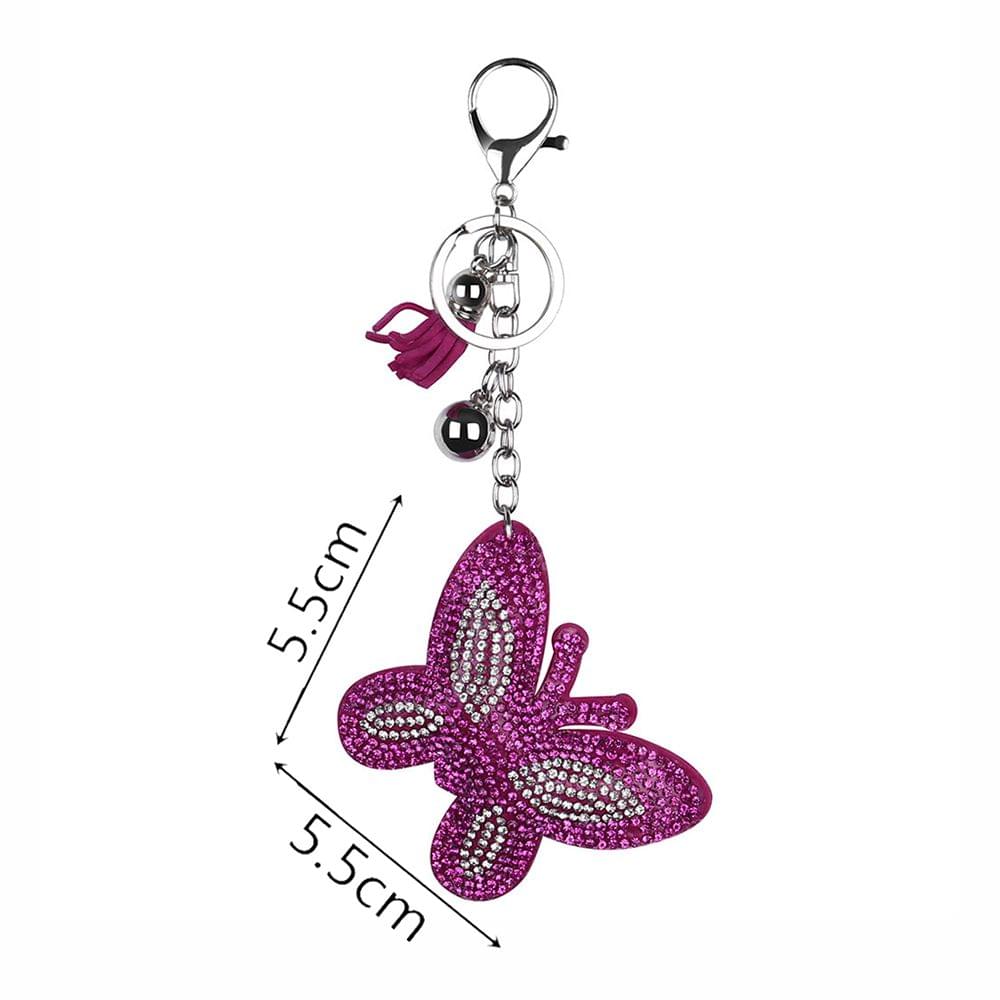 Key pendant Keychain Features a Detachable Keyring Pendant - B