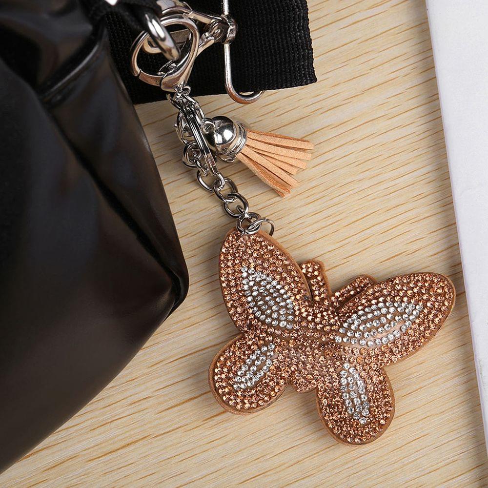 Key pendant Keychain Features a Detachable Keyring Pendant - C