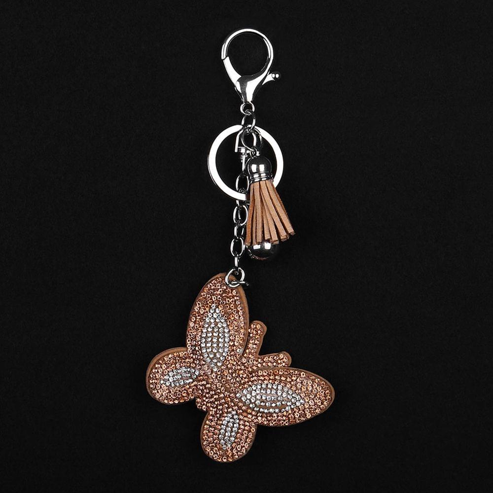 Key pendant Keychain Features a Detachable Keyring Pendant - C