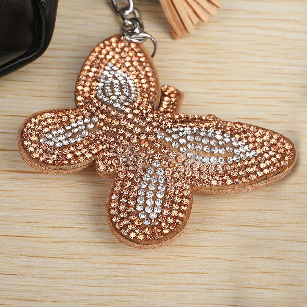 Key pendant Keychain Features a Detachable Keyring Pendant - C