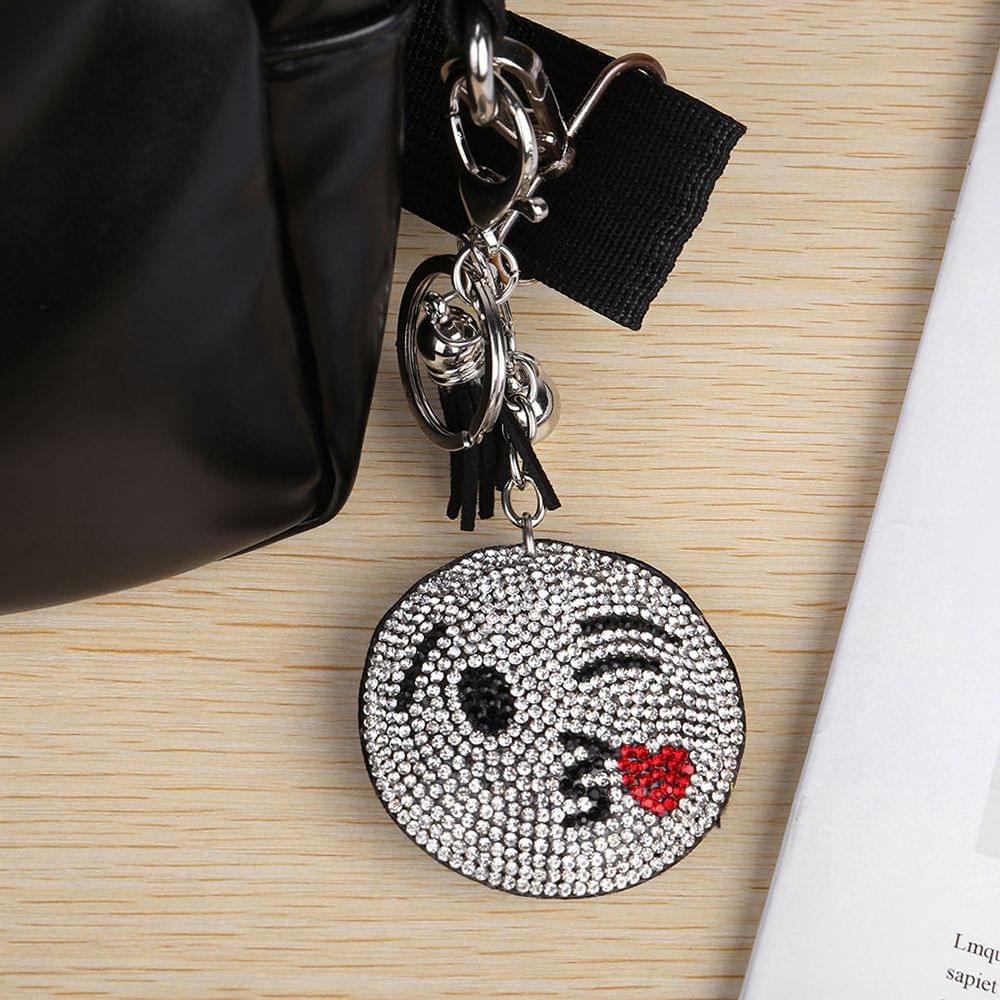 Key pendant Keychain Features a Detachable Keyring Pendant - F