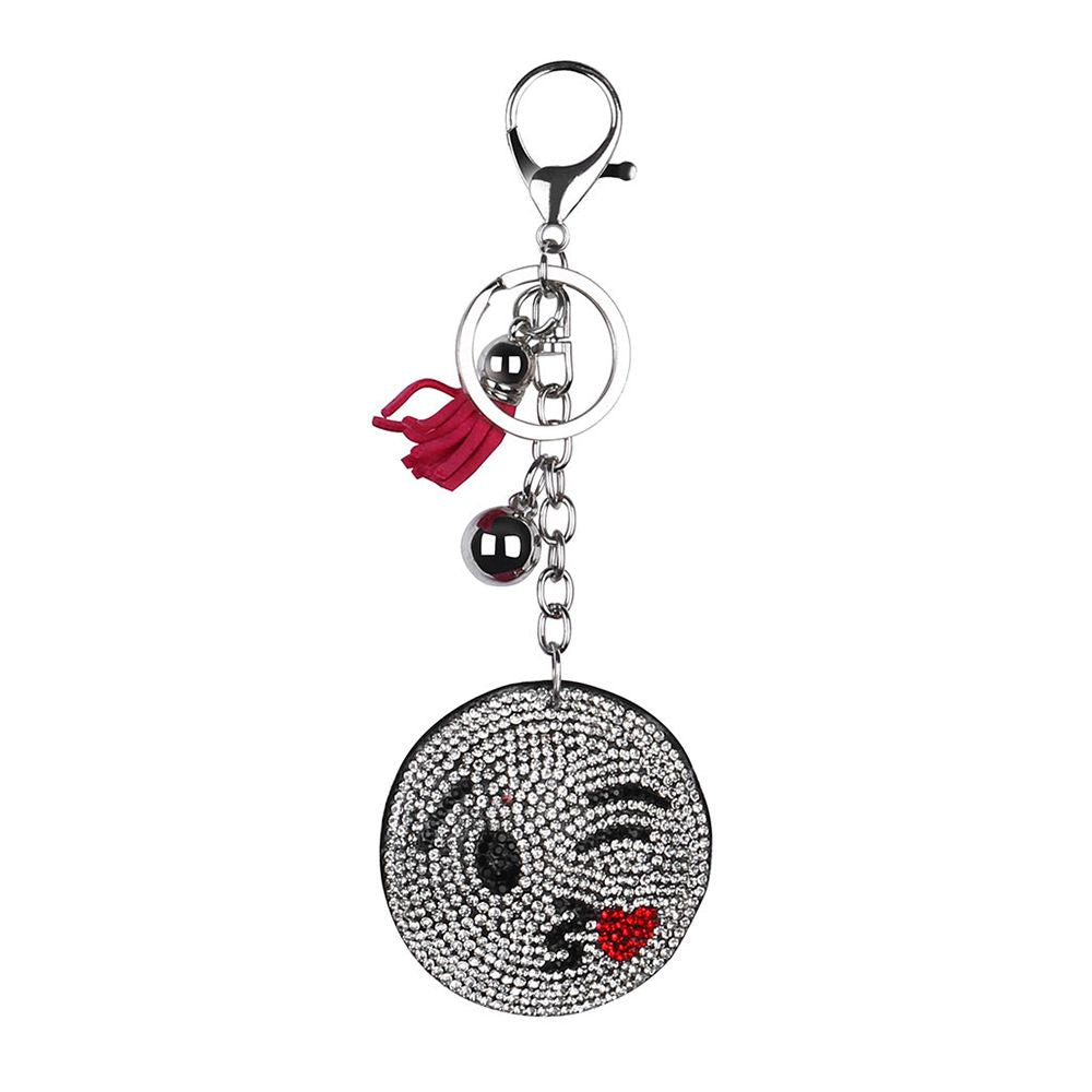 Key pendant Keychain Features a Detachable Keyring Pendant - F
