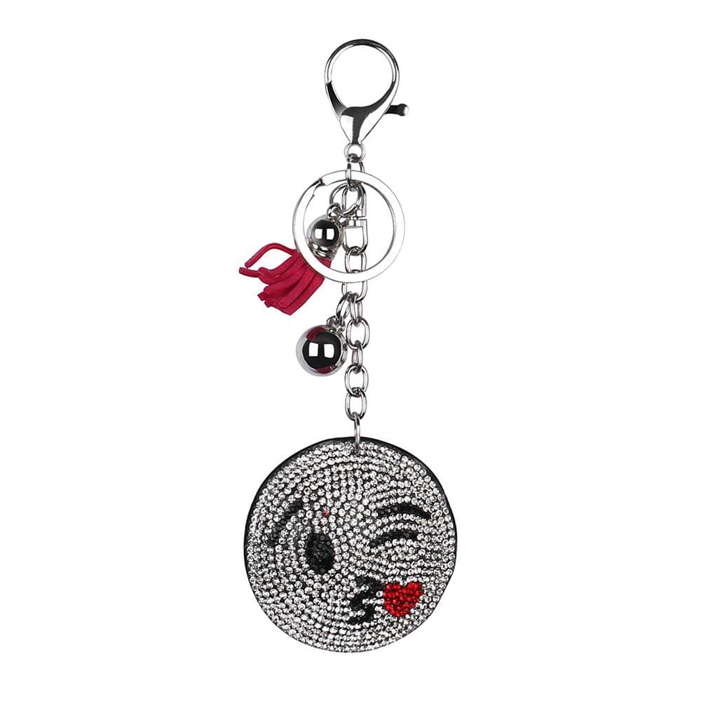 Key pendant Keychain Features a Detachable Keyring Pendant - F