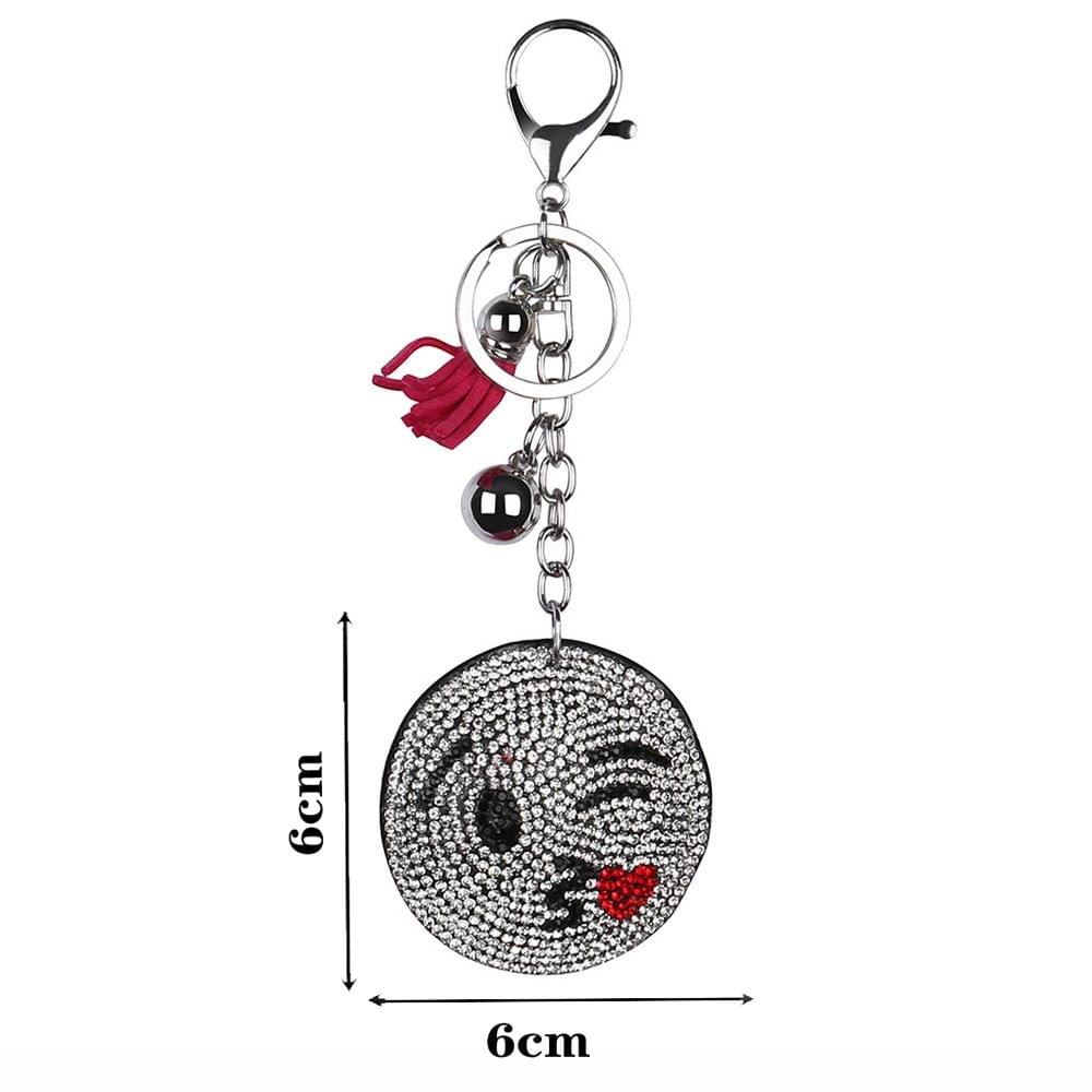 Key pendant Keychain Features a Detachable Keyring Pendant - F