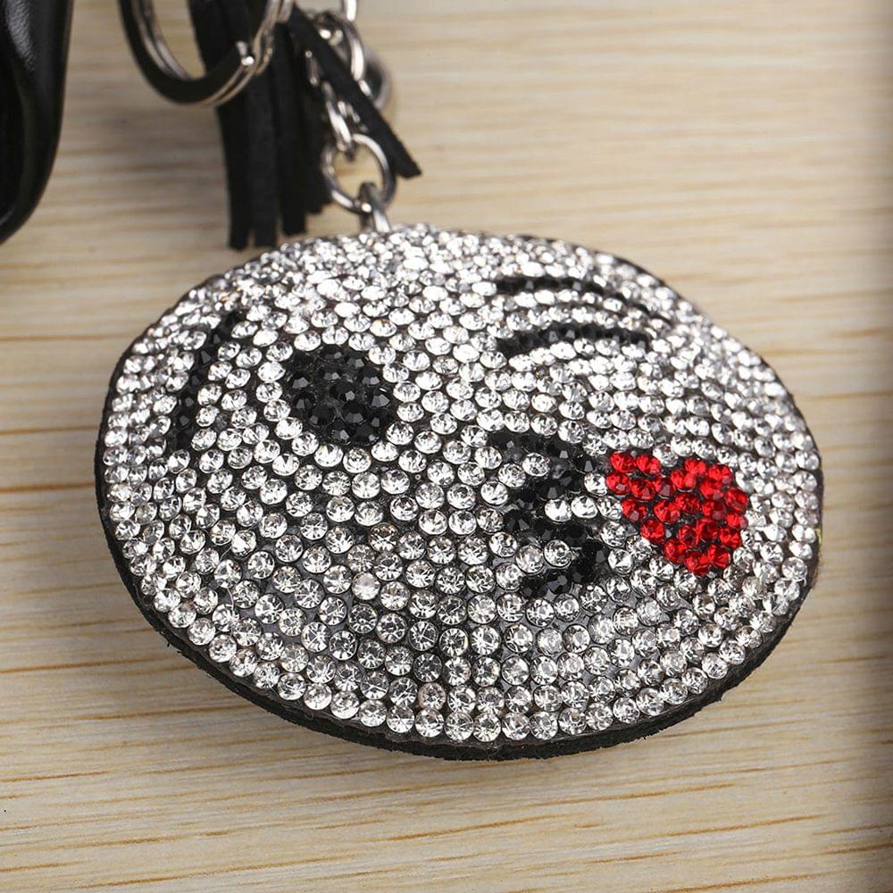 Key pendant Keychain Features a Detachable Keyring Pendant - F