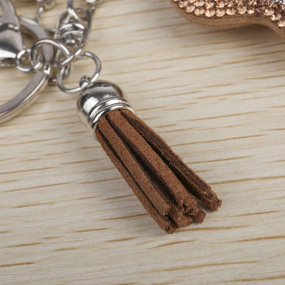 Key pendant Keychain Features a Detachable Keyring Pendant - H
