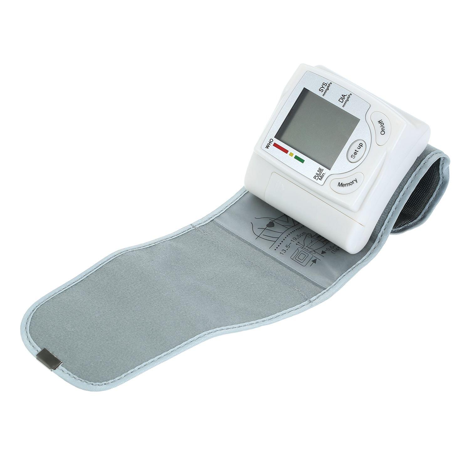 LCD Display Blood Pressure Monitor Wrist Pulse Meter