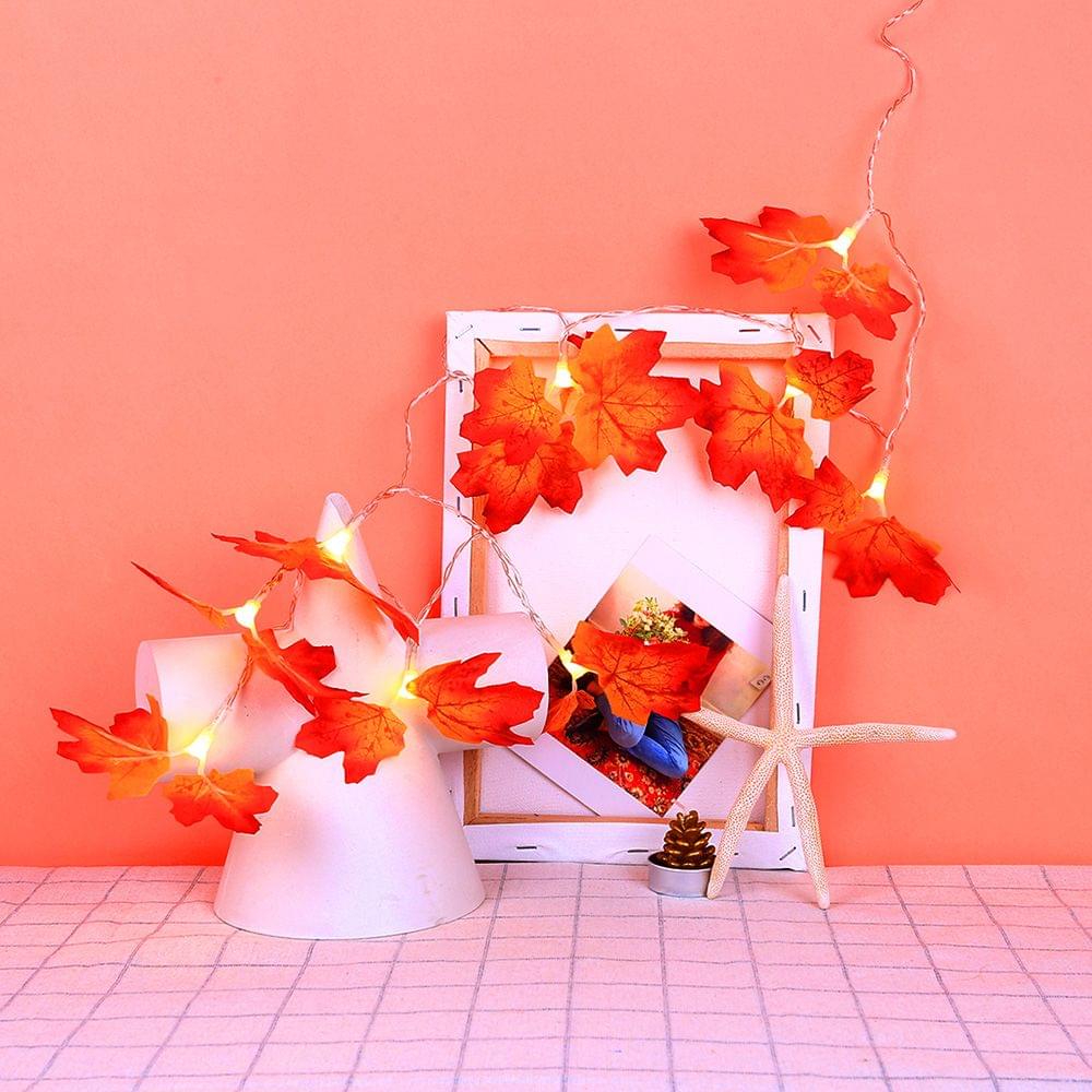 Maple Leaves Garland Led Holiday String Light Valentine