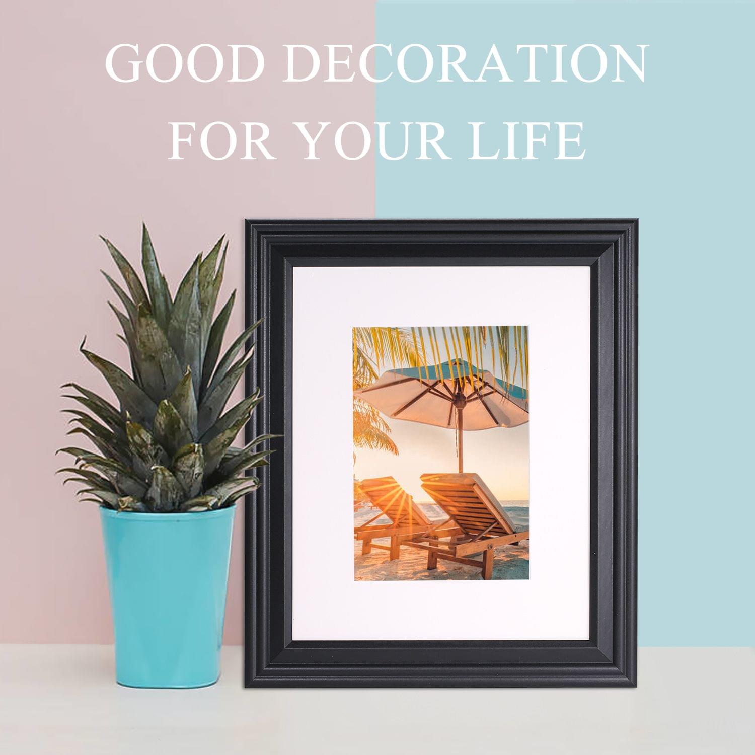 Wooden Photo Frame 130 * 90mm Picture Size Hanging Design