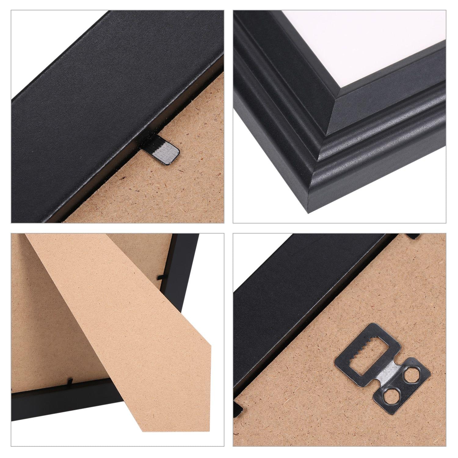 Wooden Photo Frame 130 * 90mm Picture Size Hanging Design