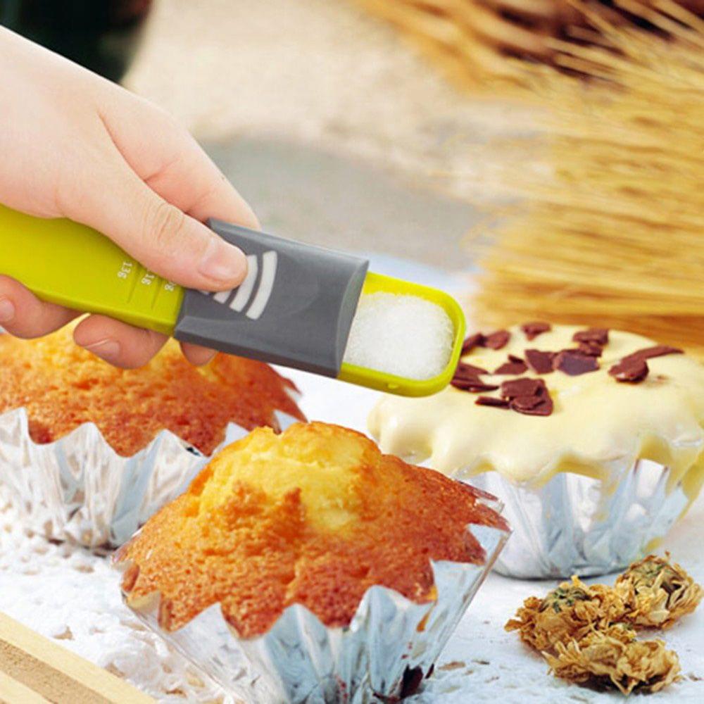 Adjustable Measuring Spoons 8 Scales Gram Milliliter
