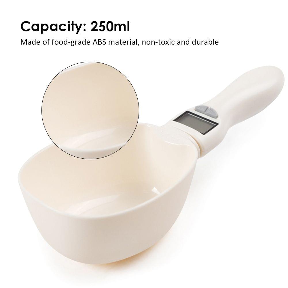 Pet Food Measuring Scoop Detachable Digital Spoon Units