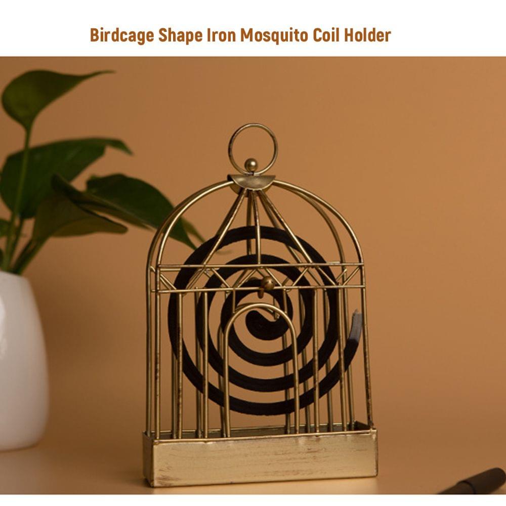 13*4.5*21.5CM Birdcage Shape Iron Mosquito Coil Holder
