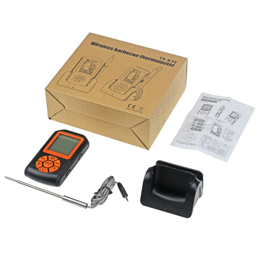 Digital Cooking Grill Thermometer with Wireless Remote