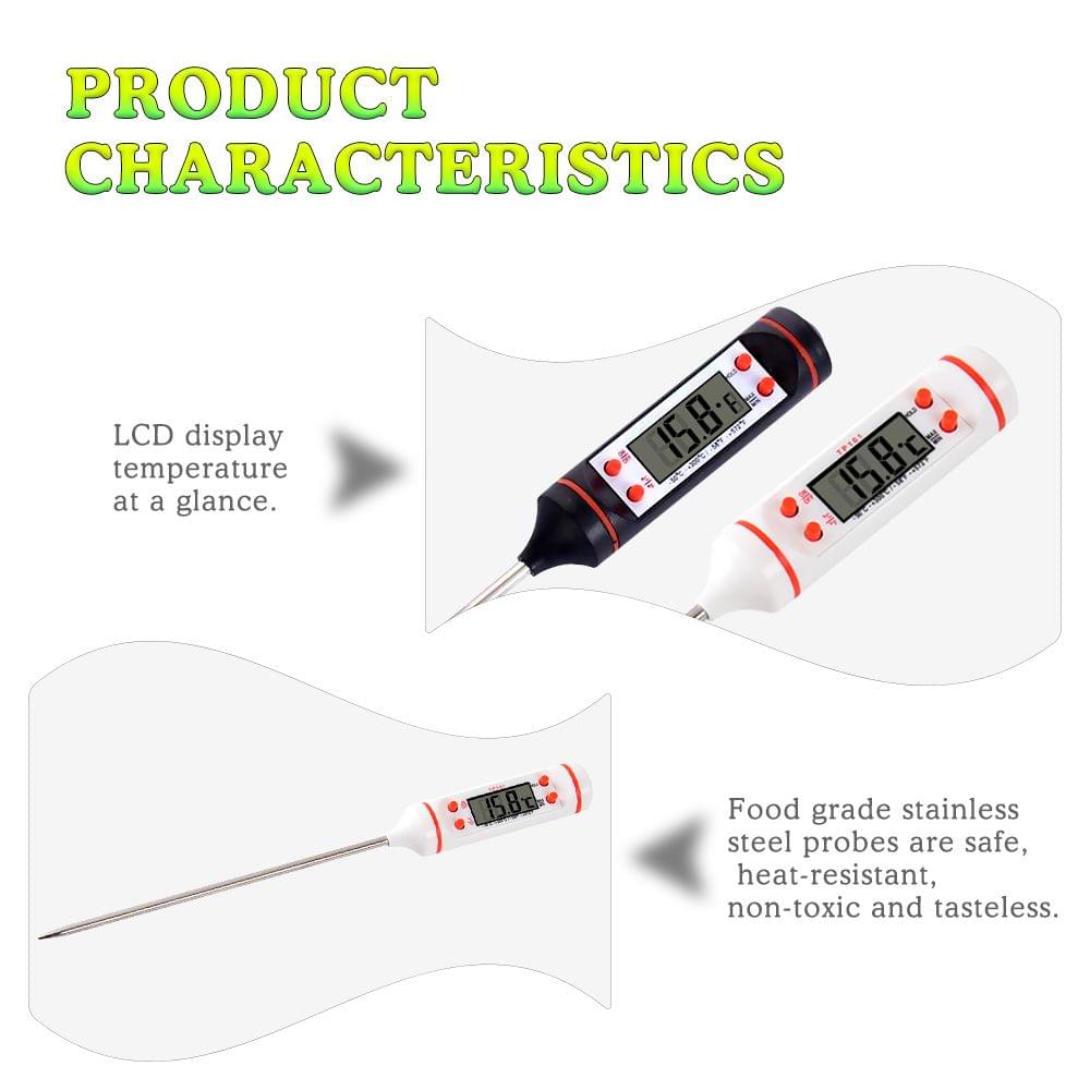 Thermometer Instant Read Digital Cooking Thermometer Candy