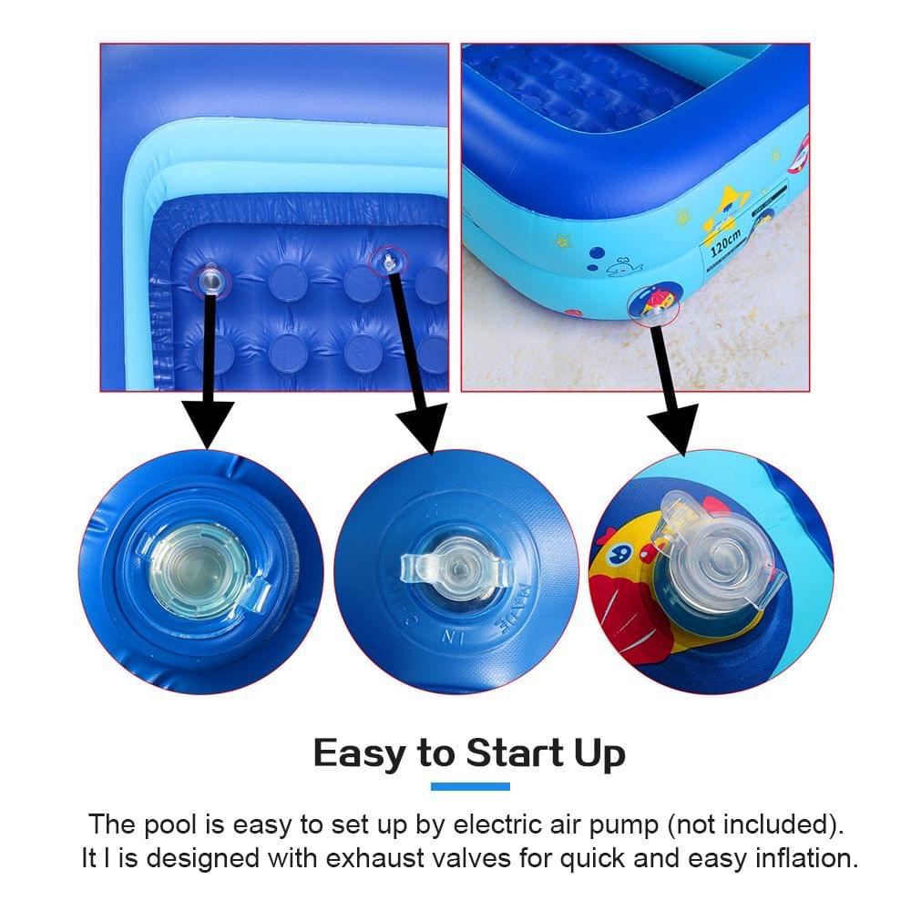 Inflatable Swimming Pools for Toddler 1.5m Length Swim