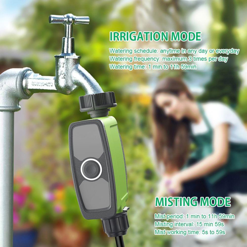 Watering Timer Faucet Water Timer BT Remote APP Plan Setting