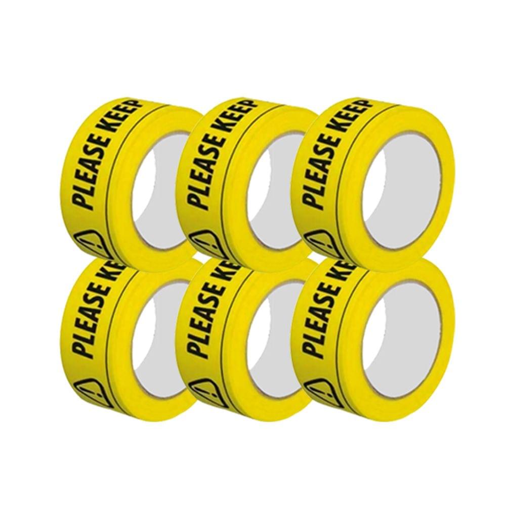 6PCS Cordon Tape Caution Please Wait on This Line Keep 6ft - 6pcs