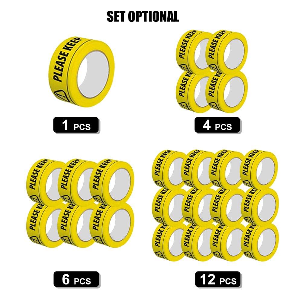 6PCS Cordon Tape Caution Please Wait on This Line Keep 6ft - 6pcs