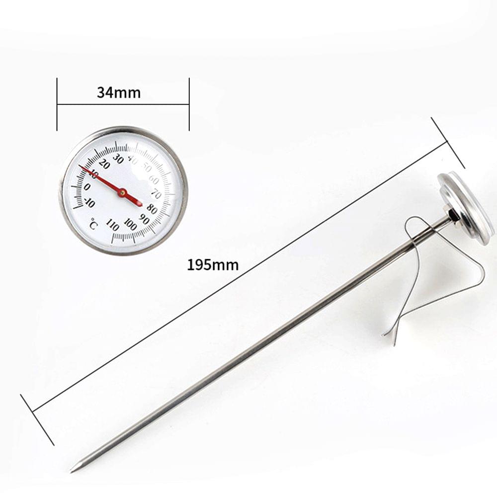 Milk Coffee Instand Read 2-Inch Dial Thermometer,Best For