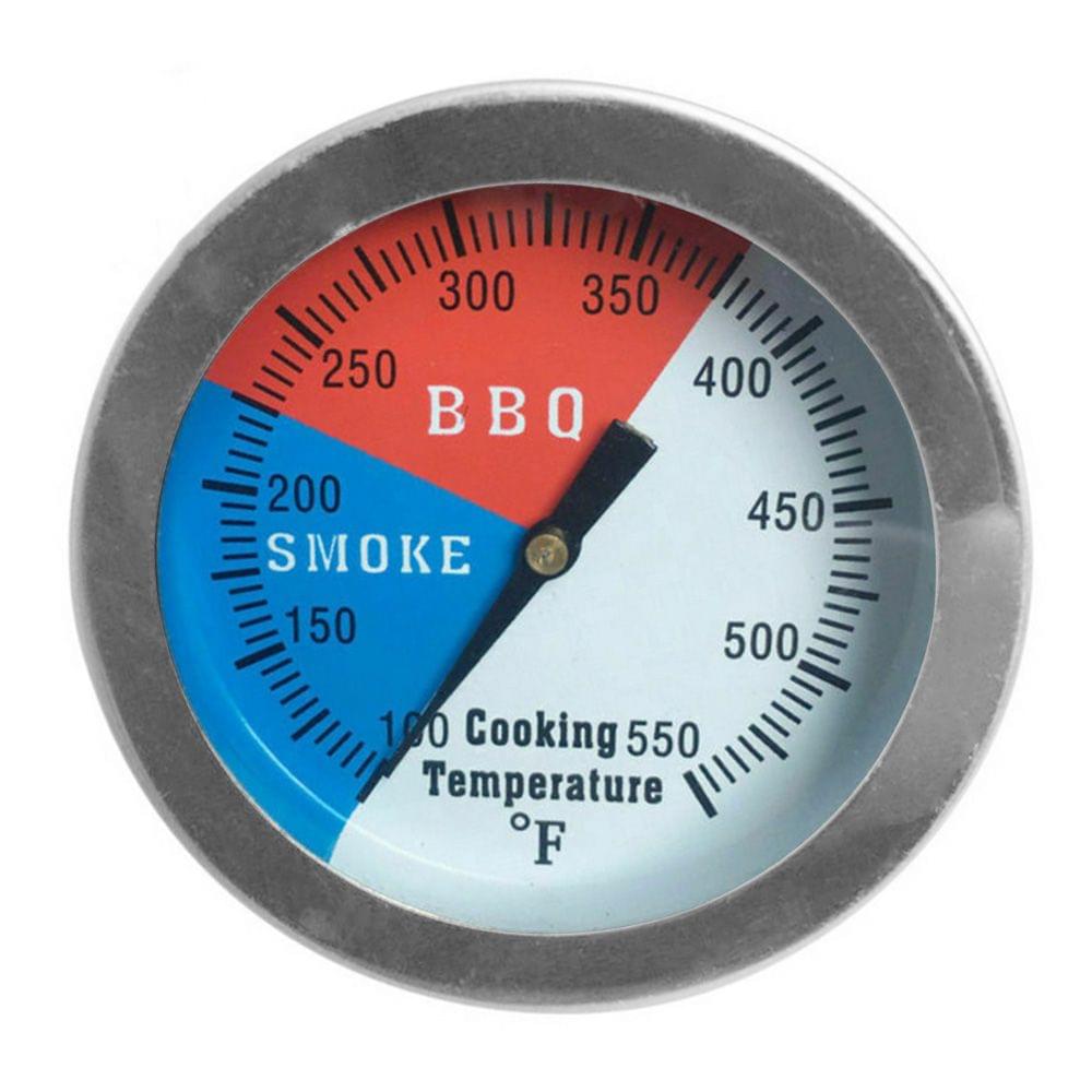 Temperature Gauge Barbecue BBQ Grill Smoker Pit Thermometer