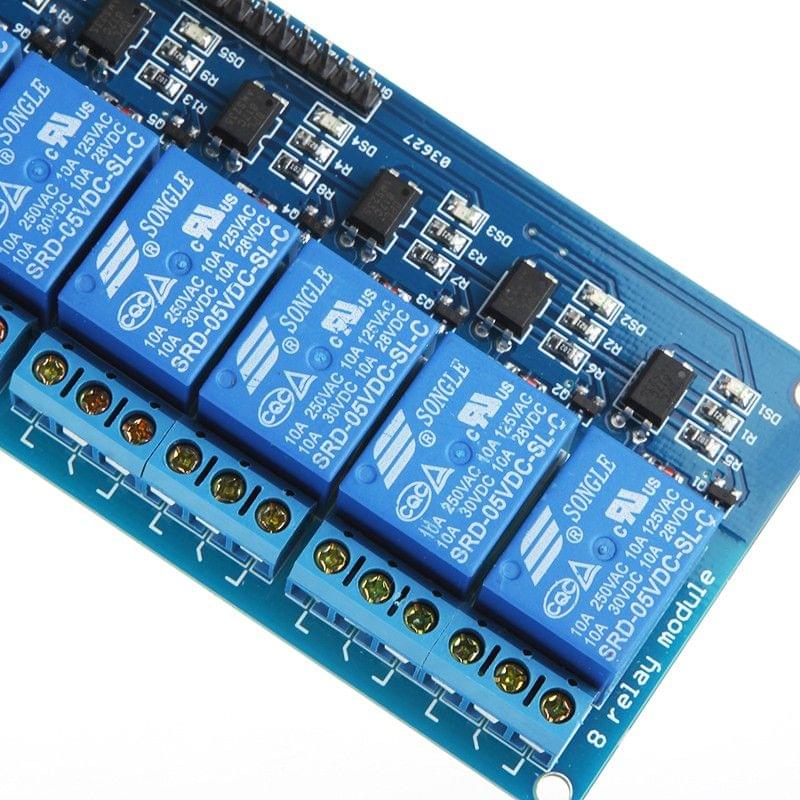 5V Active Low 8 Channel Relay Module Board for Arduino PIC