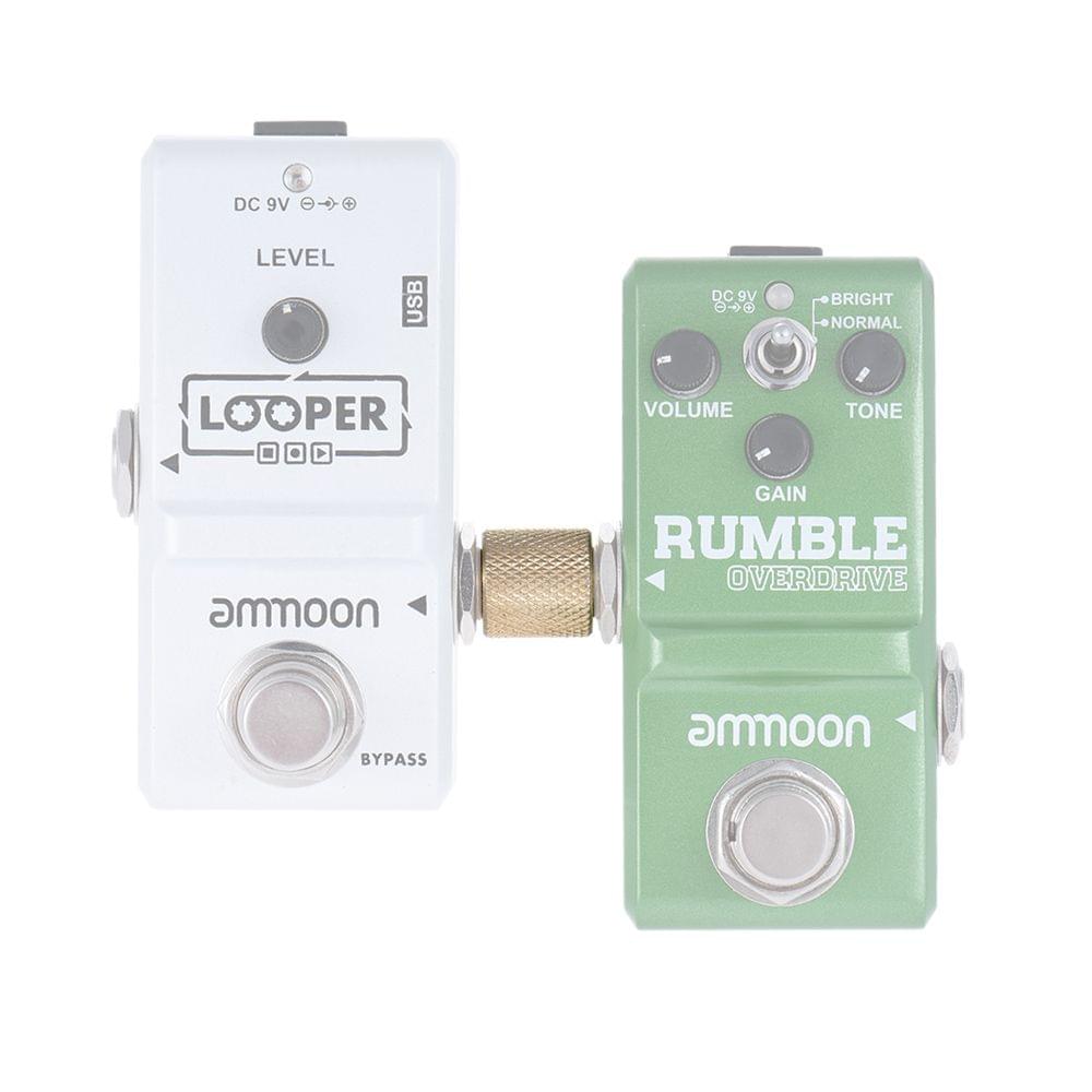 2 Pack 1/4 Inch 6.35mm Guitar Effect Pedal Coupler Connector