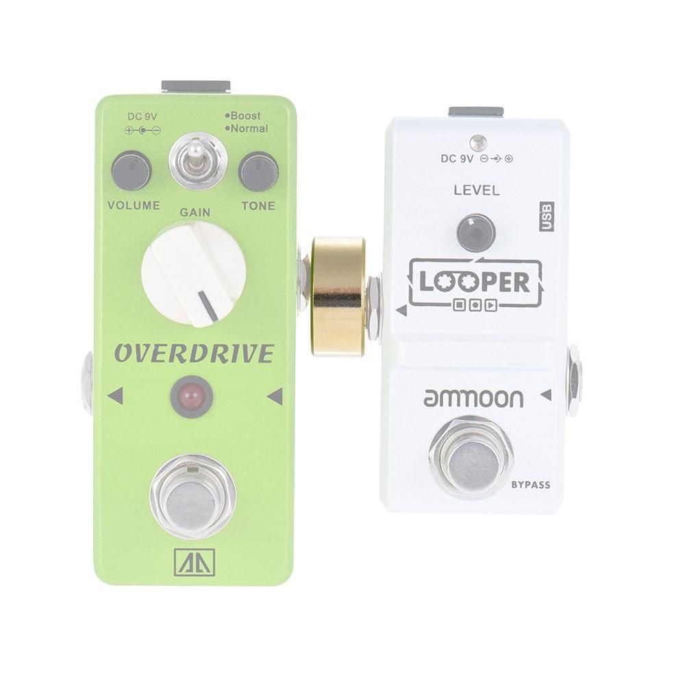 2 Pack 1/4 Inch 6.35mm Z Type Guitar Effect Pedal Coupler